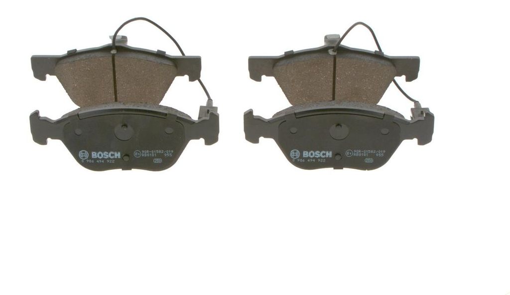 BOSCH Bremsbelagsatz, Scheibenbremse 0 986 494 922