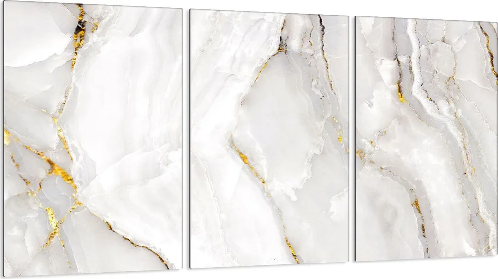 Piastre Copripiano Cottura 3 Pezzi 30x52 Vetro Ceramica Effetto Marmo