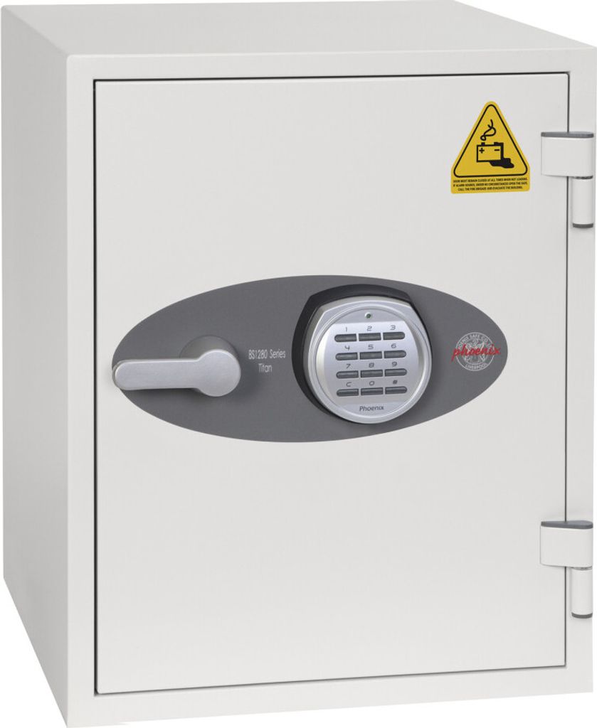 Phoenix Battery Titan BS1283E - Batterie Aufbewahrungs Tresor mit Elektronikschloss.