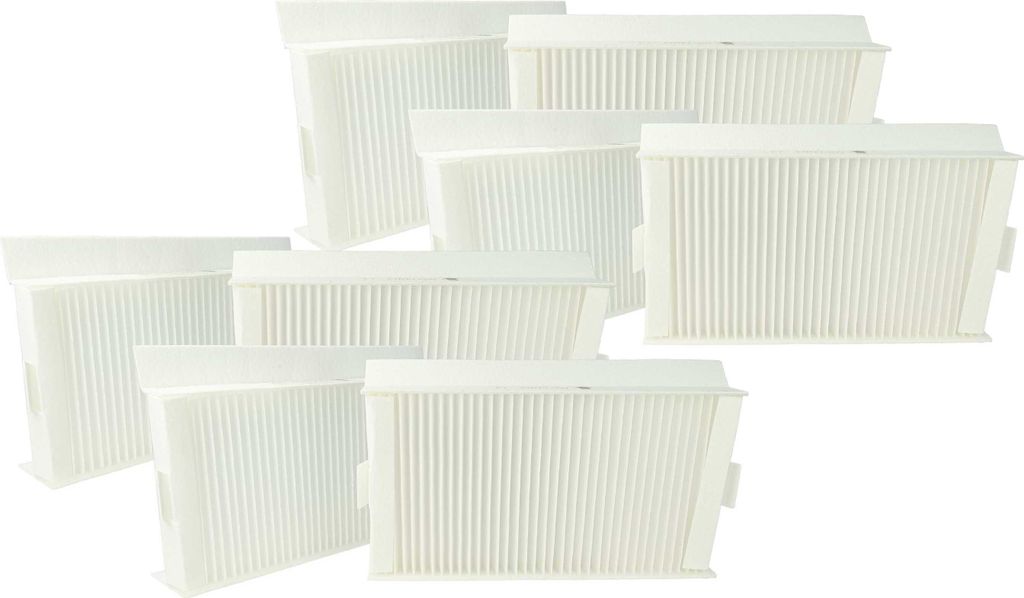vhbw Filterset kompatibel mit Wernig ComfortVent G90-180 Lüftungsgerät - Luftfilter G4 / F7 (8 Stück), 24 x 12 x 5 cm, Weiß