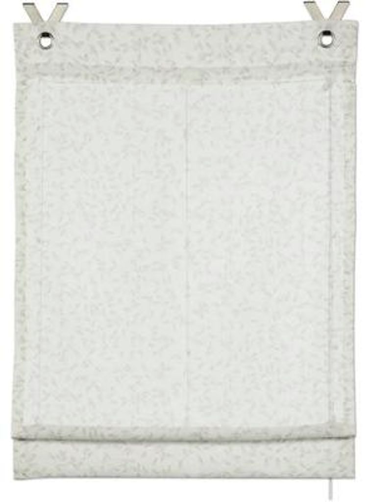 Gardinia Home Decor Zen Silence, Manuell, Slatted, Römischer Rollo, Weiß, Muster, Polyester
