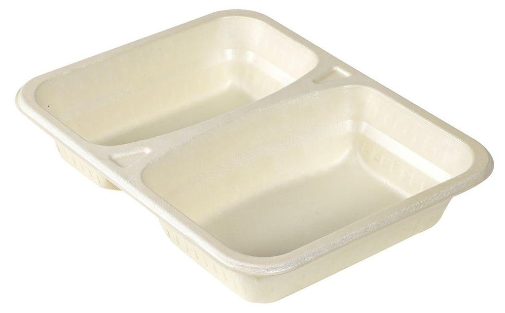 174x DUNIFORM Schale Faser 227 x 178 x 45 mm Natürlich 2-Teilung