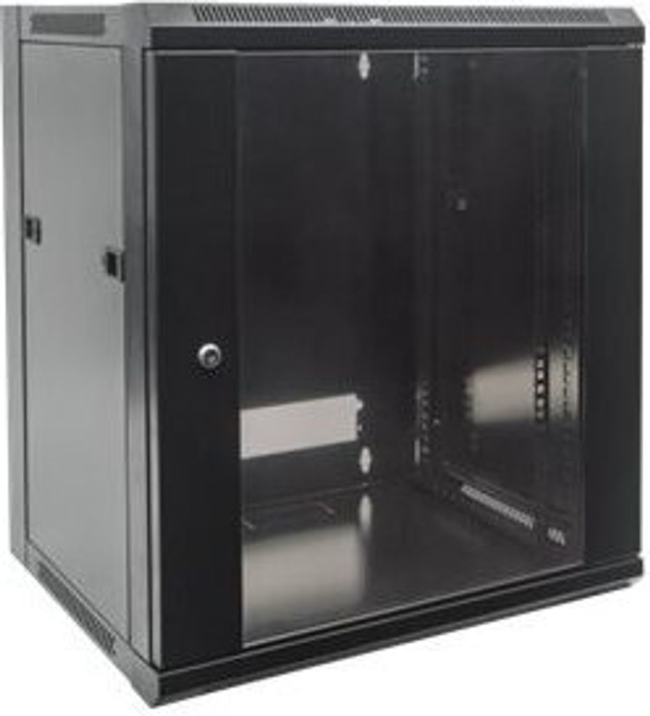 INTELLINET Wandverteiler 15HE 570x600mm schwarz,unmontiert