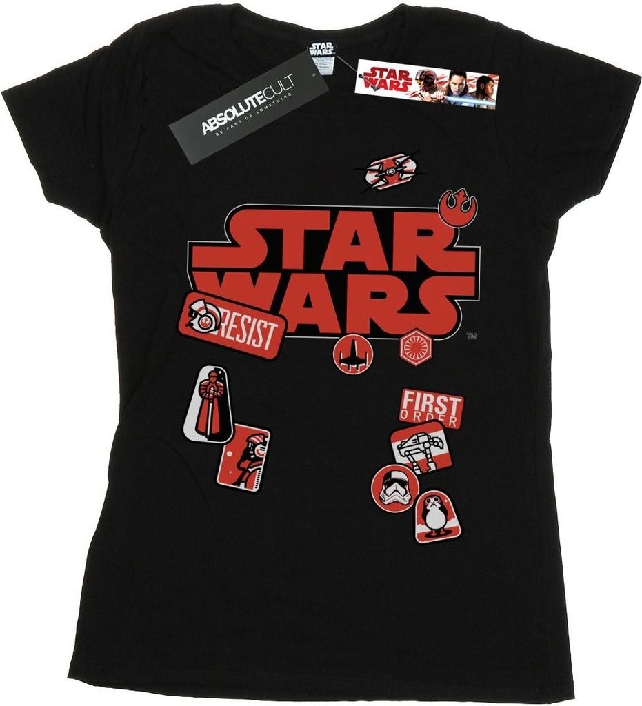 Star Wars - "The Last Jedi" T-Shirt für Damen BI42571 (S) (Schwarz)