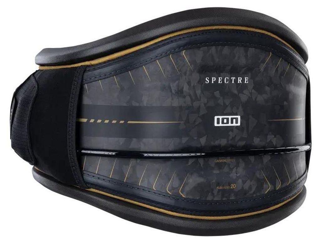 ION Trapez-Hüftgurt Kite Riot Specter, schwarz/senfgelb, Neopren, Größe 52/L