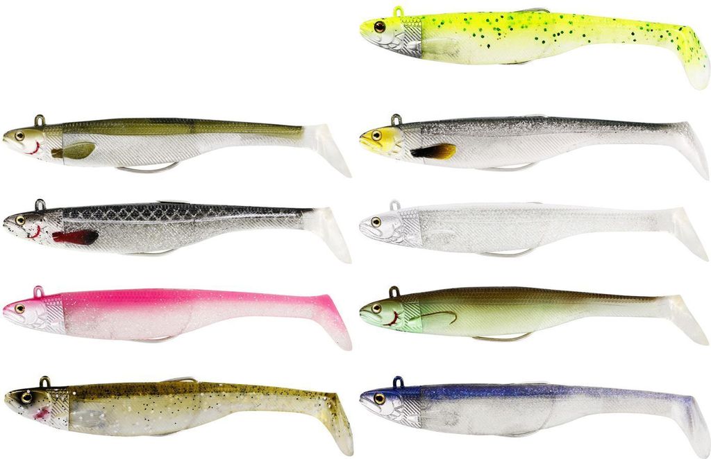 Westin Magic Minnow Jig 12g 10cm - Gummifisch, Farbe:Olive Abalone