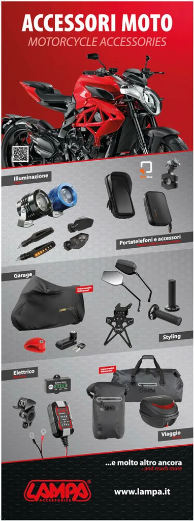 Poster Moto 58x160 cm Accessori Motorrad | Decorazione Garage Professionale