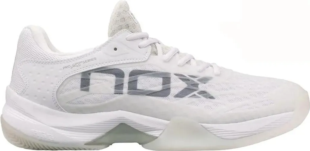 Chaussures de padel Nox AT10 Lux blanc taille 48 pour homme performantes