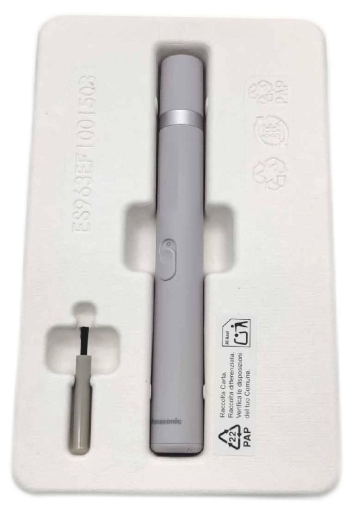 Panasonic ES-EF10, Violett, 1 Pinzette, Kopf, Unter dem Produktbild 
