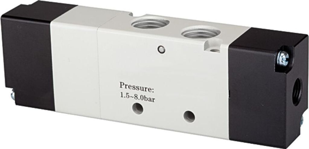 Riegler 5/3-Wegeventil, pneumatisch, »4A«, Mitte belü., G 1/8, 550l/min