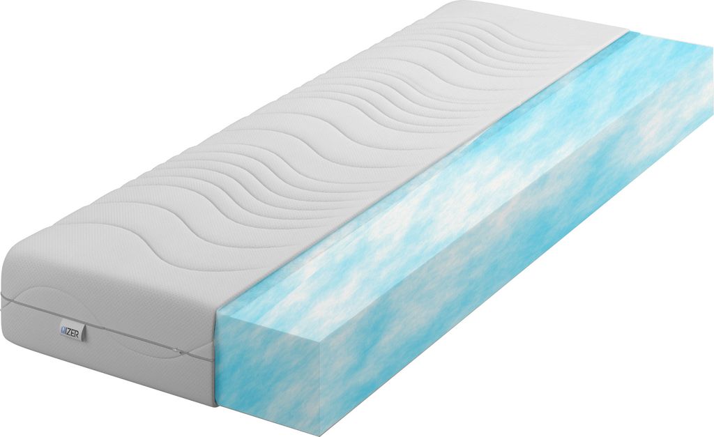 Schaumstoffmatratze H3 Silver Aqua Foam Doppelseitig IZER Matratze 140x200 Komfort H3 16cm Wendematratze Rollmatratze Schaummatratze