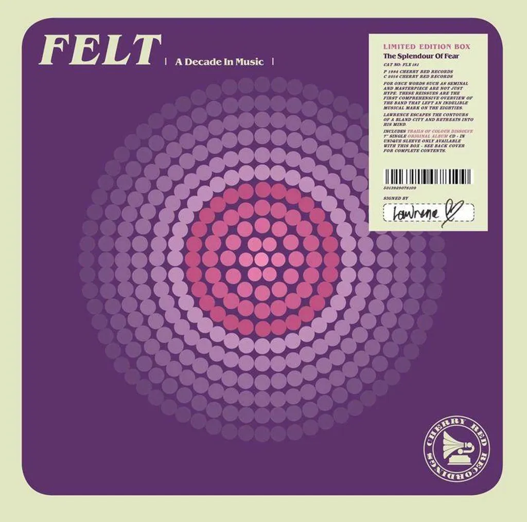 Felt The Splendour of Fear Remastered Coffret CD et Vinyle 7 pouces