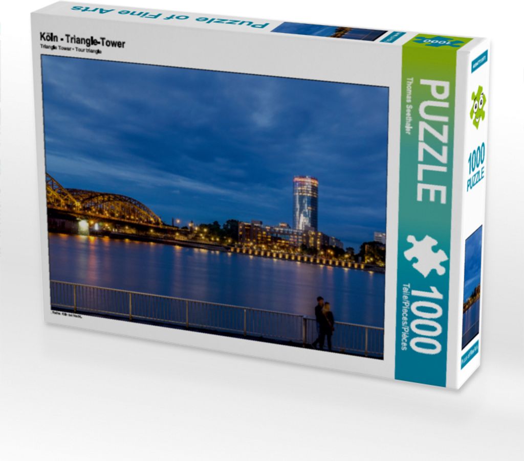 CALVENDO Puzzle Köln - Triangle-Tower 1000 Teile Puzzle quer | 1000 Teile Lege-Größe 64x48cm Foto-Puzzle für glückliche Stunden