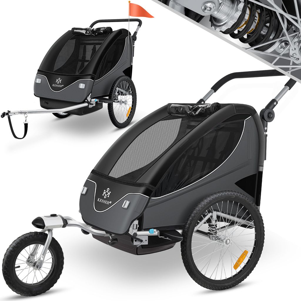 KESSER® Rimorchio per bambini, rimorchio per bicicletta Immagine del prodotto 