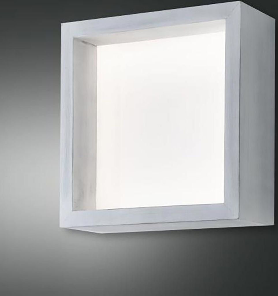 Fabas Luce LED Wandleuchte Window 2610lm Vintage- Weiß
