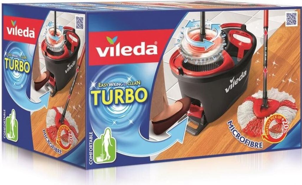 VILEDA Wischmop Set Turbo Easy Wring & Clean 3teilig Zdjęcie produktu 60