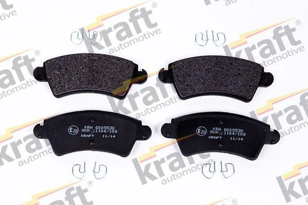 Finis les bruits de freinage : Plaquettes KRAFT 6005538 pour Peugeot 206
