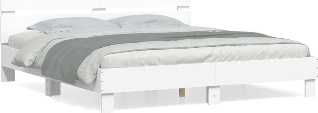 VidaXL 3207399, Bílá, 185 cm, 2,03 m, 70 cm, 1800 x 2000 Obrázek produktu 