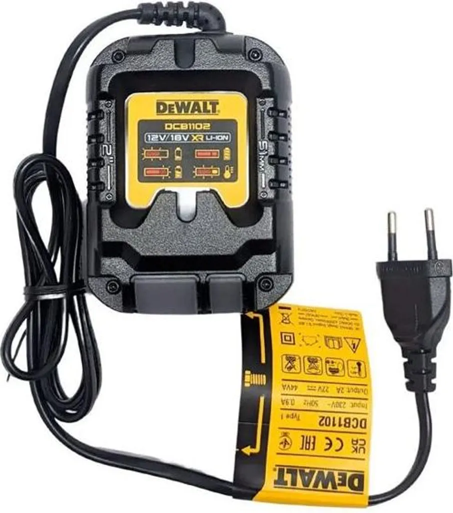 Batterie DEWALT 18V Powerstack 1.7Ah Li-Ion avec Chargeur DCB1102E2-QW - 12