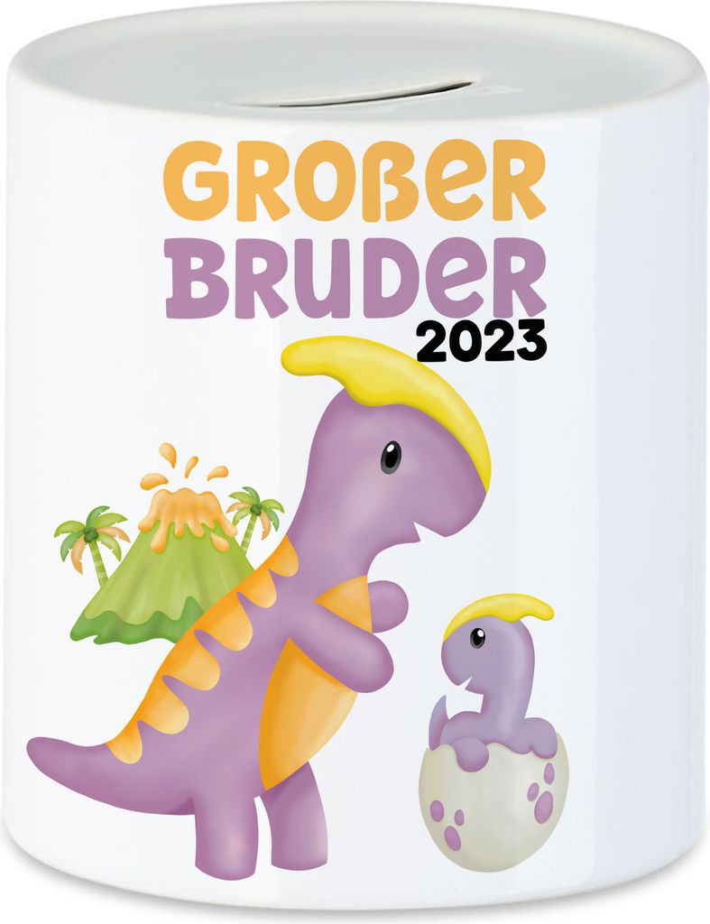 Großer Bruder 2023 Spardose Baby Geburt Geschwister Familie Liebe Geborgenheit Kleinkind Stolz