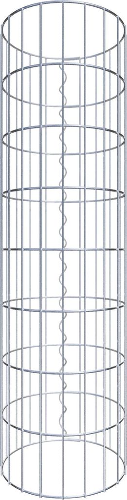 Gabionensäule rund 32 cm Durchmesser, 80 cm Höhe, Maschenweite 5 cm x 10 cm