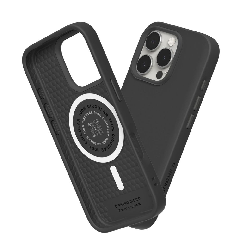 RhinoShield SolidSuit MagSafe Case für iPhone 16 Pro Max – Schwarz