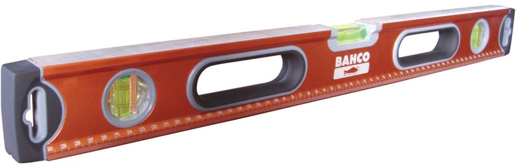 Bahco Wasserwaage aus eloxiertem Aluminium mit breit geformtem Profil 600 mm