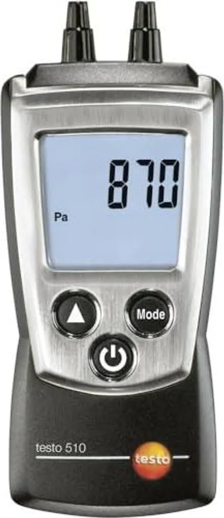 Kit Testo 510 manomètre différentiel de poche 0563 0510 avec flexible