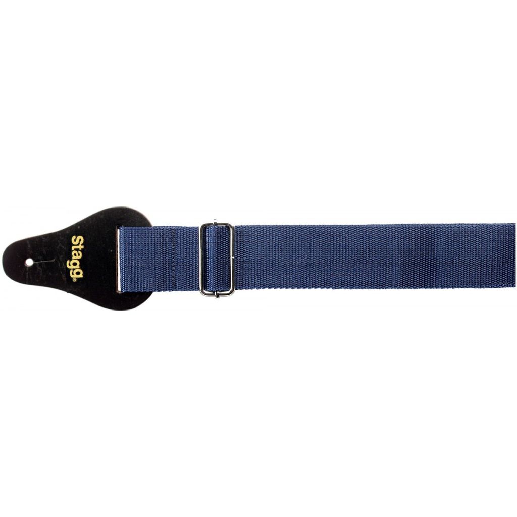 Stagg BJA006BL Gitarrengurt 5 cm breit blau