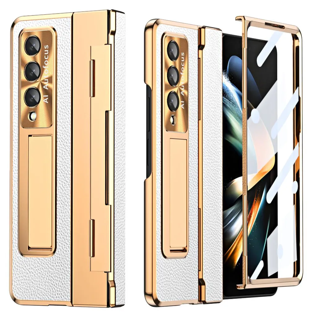 Custodia Samsung Galaxy Z Fold 3 5G Bianca - Protezione Lenti e Supporto - 1