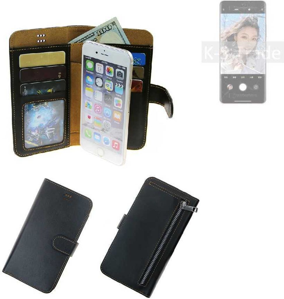 K-S-Trade Schutz Hülle kompatibel mit Xiaomi Civi 1S Klapphülle Case Phone cover Slim Handytasche Handy Hülle schwarz aus Kunstleder (1 Stk)