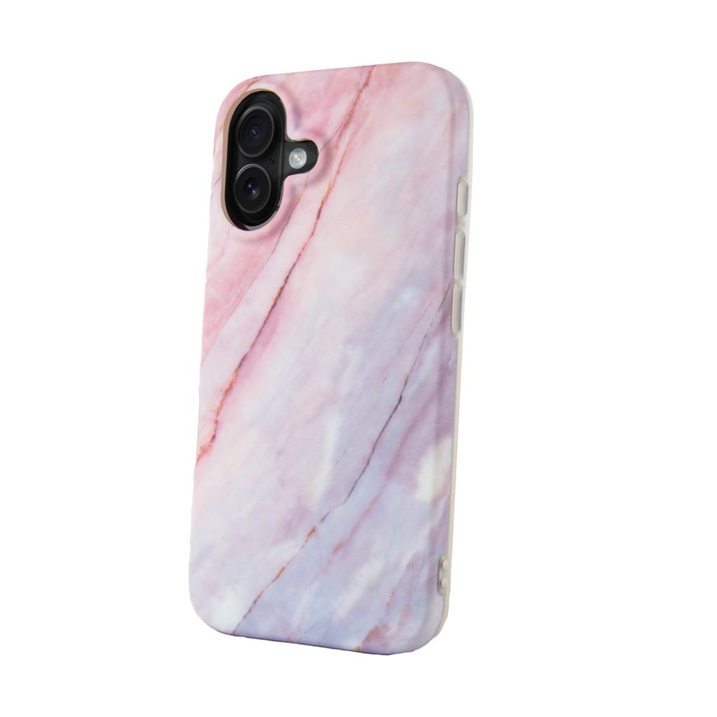 R2B handyhülle iPhone 16 Marble, Inklusive Displayschutzfolie, geeignet für Apple