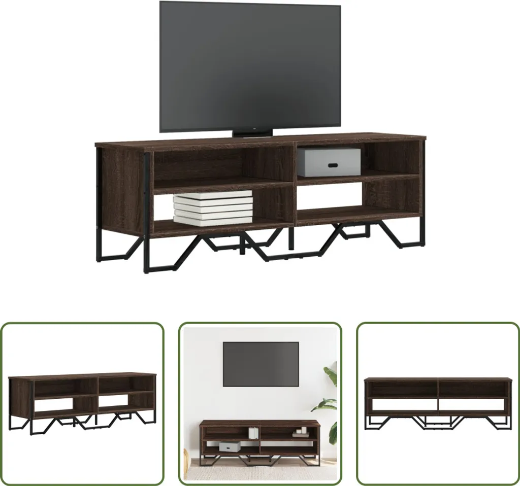 Mobile Porta TV Effetto Rovere 122cm | Design Living Moderno e Funzionale