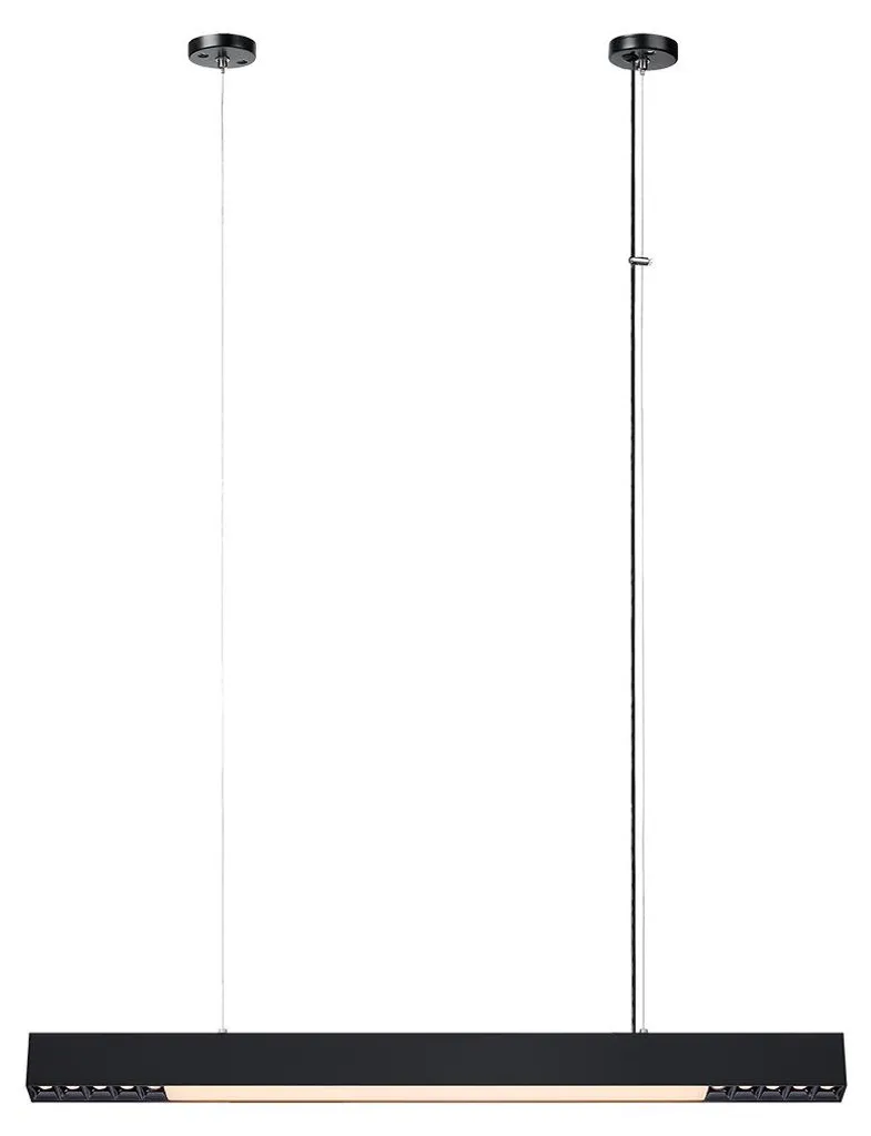 Suspension LED CALI Noire 32W Light Prestige 120cm Nuances de Blanc