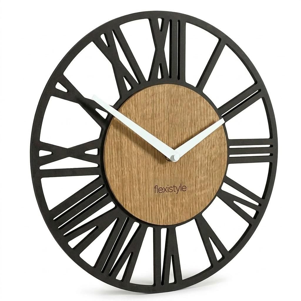 Nástenné hodiny Loft Piccolo 30cm Oak Obrázok produktu 
