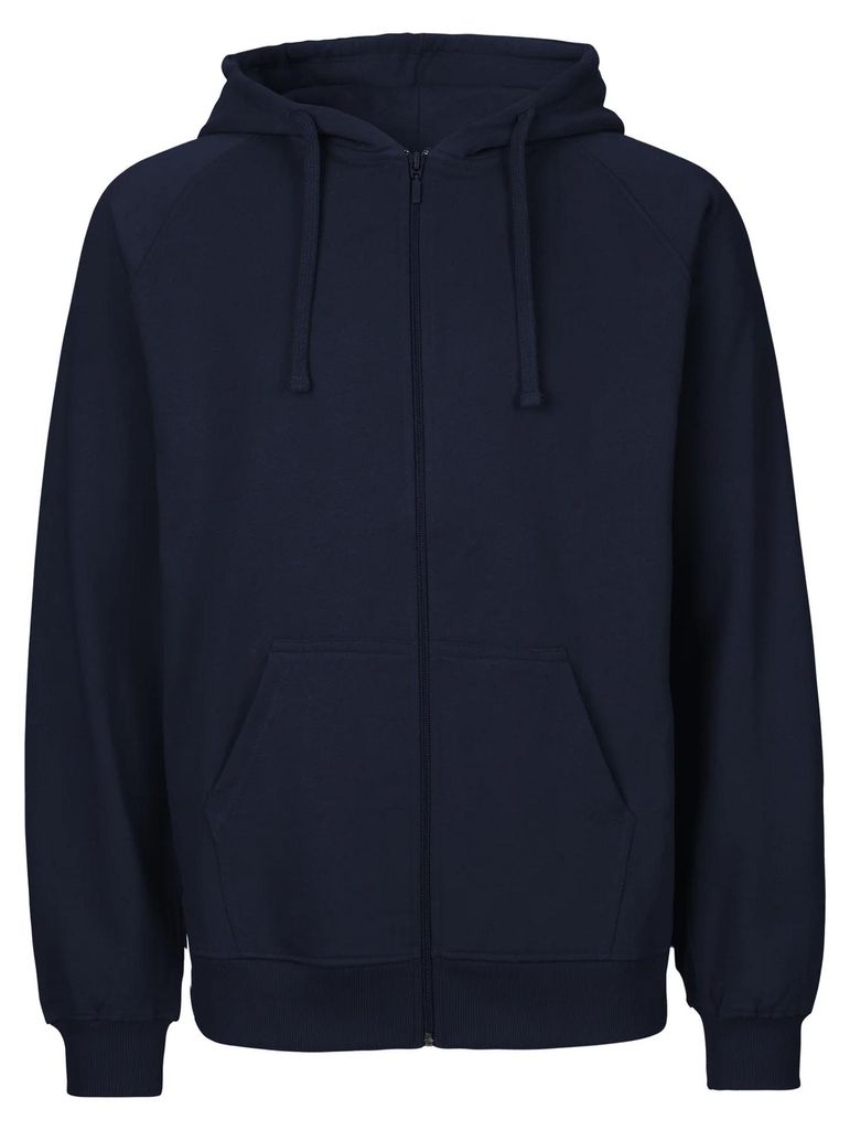 Tiger Baumwolle by Neutral - Kapuzenpullover für Herren/Damen Uni, Mit Reißverschluss LT3617 (3XL) (Marine)