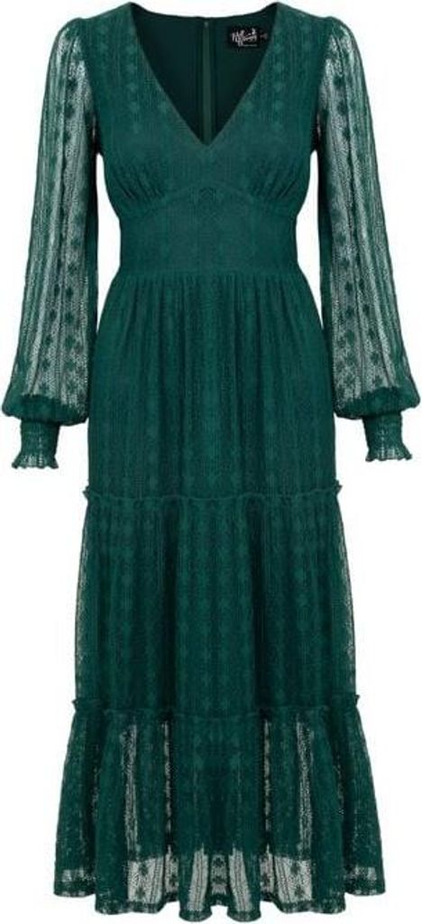 Hell Bunny Langes Kleid Damen Rhianne Dress grün L Produktbild 