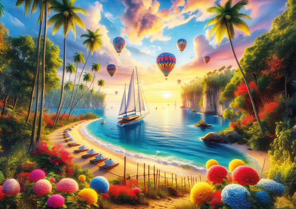 Art puzzle - Puzzle Azure Dreams - 260 dielov