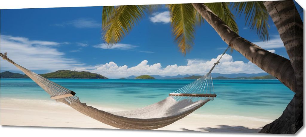 Bild 90x40cm Paradiesflucht