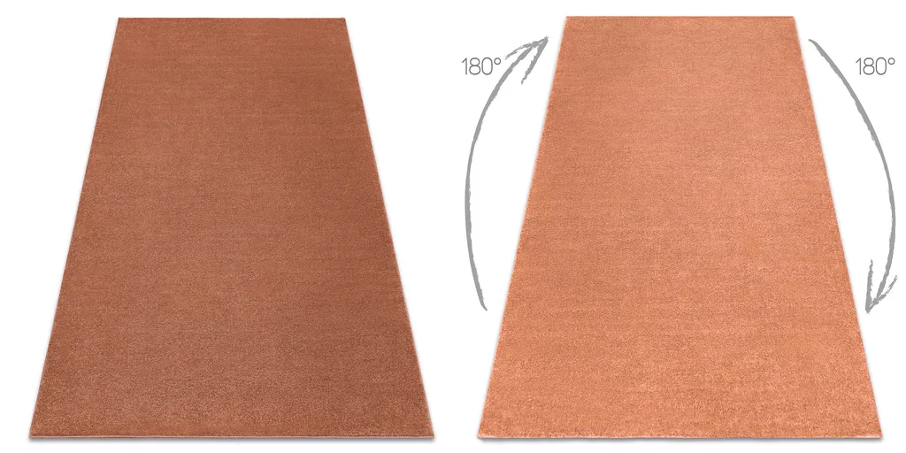 Moquette SOFTY 200x290 cm Orange - Idéal pour Isoler et Décorer le Sol