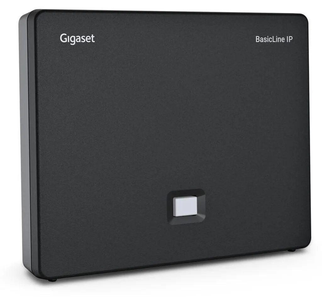Téléphone IP Gigaset BasicLine Noir - Combiné Filaire pour Réseau PoE