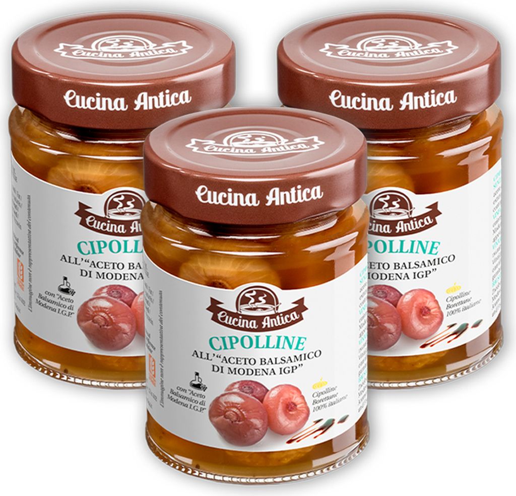 Cucina Antica - Petits oignons au vinaigre balsamique de Image du produit 