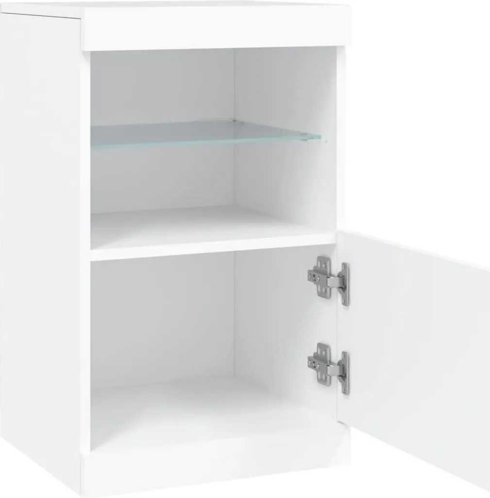 SYFAX™ Credenza con Luci LED Bianca 41x37x67 cm - 6