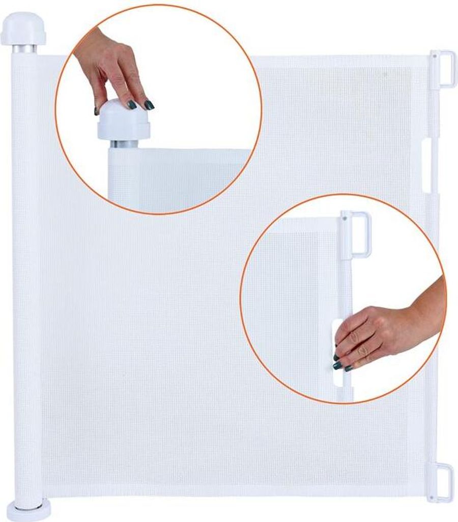Treppenschutzrollo Absperrgitter Türschutzgitter Produktbild 5