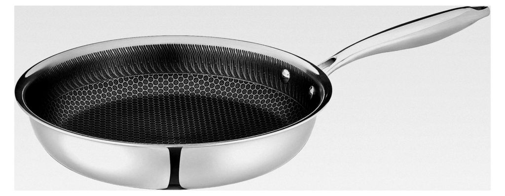 Hestia, antihaftbeschichtete Bratpfanne 32 cm, hochwertige Wabenstruktur, Mehrschichtmaterial für optimale Wärmeverteilung, induktionsgeeignet, E...