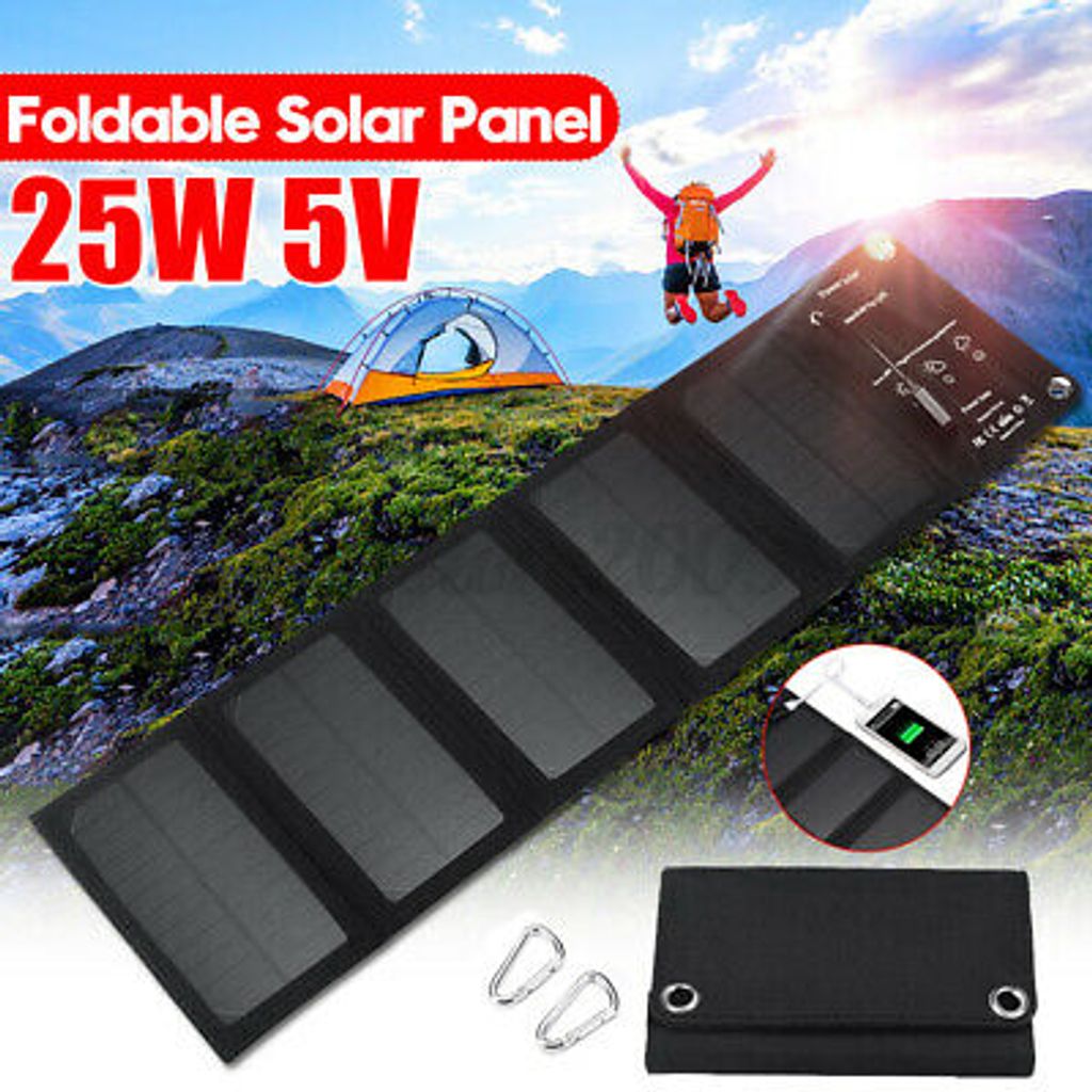 80W Solarpanel Solarmodul USB-Ladegerät Solarzelle 12V Solar Photovoltaikmodul 
