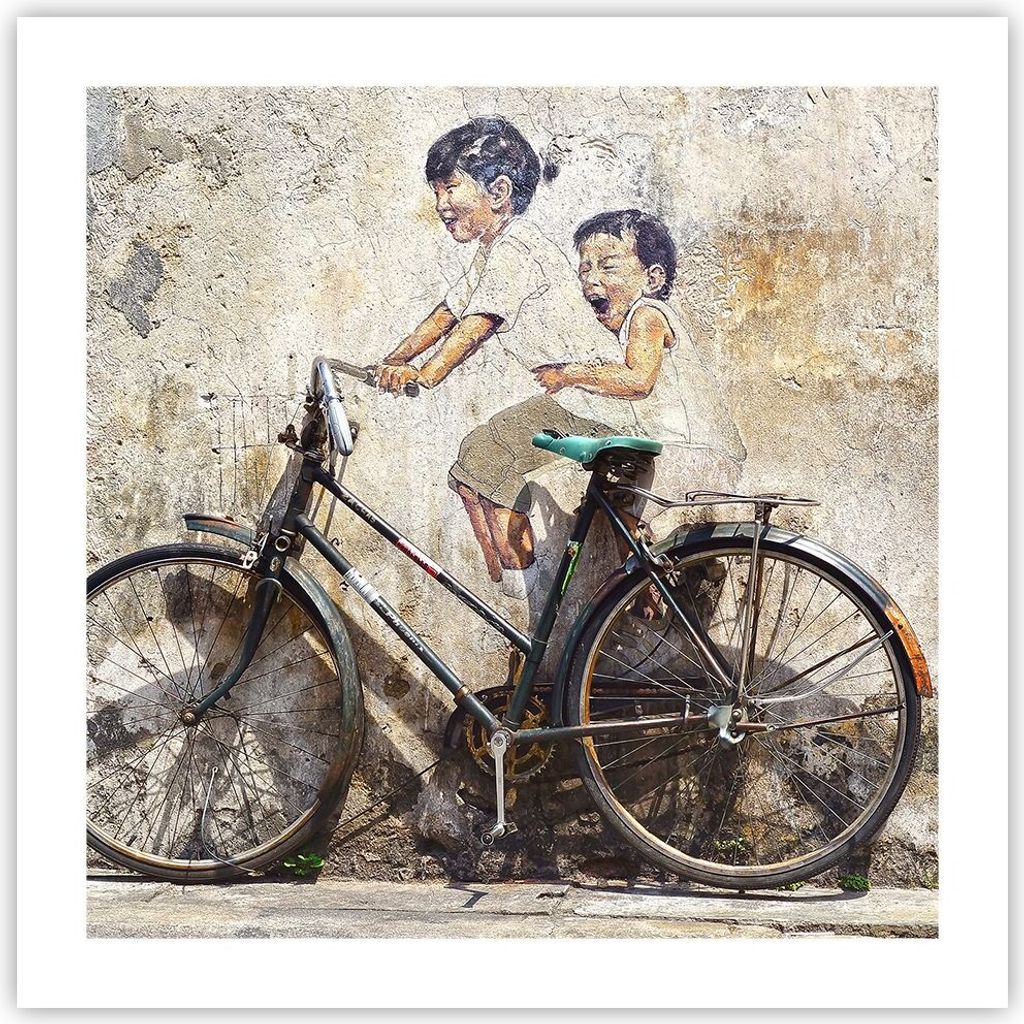 Poster - Poster ohne Rahmen - Graffiti modern - 50x50 cm - Wand Bild - Wanddeko - Wandbilder - Kunstposter - Wandposter - Bilder - Kunstdruck - Wan...