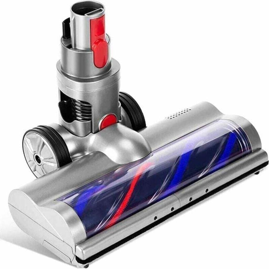 Kompatible elektrische Bürste für Dyson V7, V8, V10, V11 und V15: Direktantrieb-Turbobürste mit 4 LED-Leuchten für Hartböden und Parkett