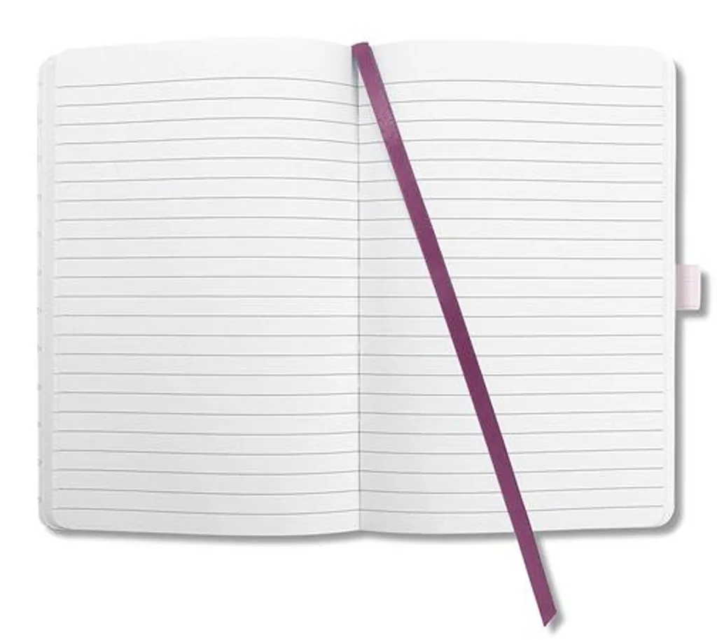 Petit carnet de notes couverture rigide ligné pour sac à main Rouge - 3