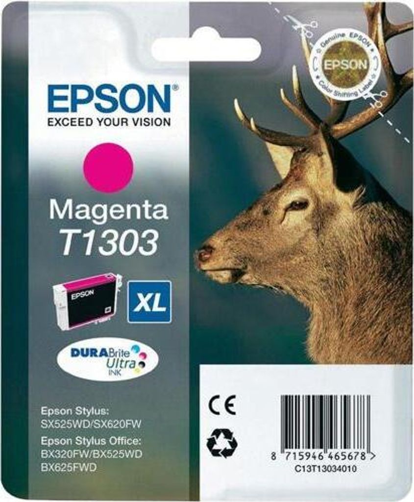 Epson Stag Inkoustová Magenta T1303 DURABrite Ultra Ink, Obrázok produktu 